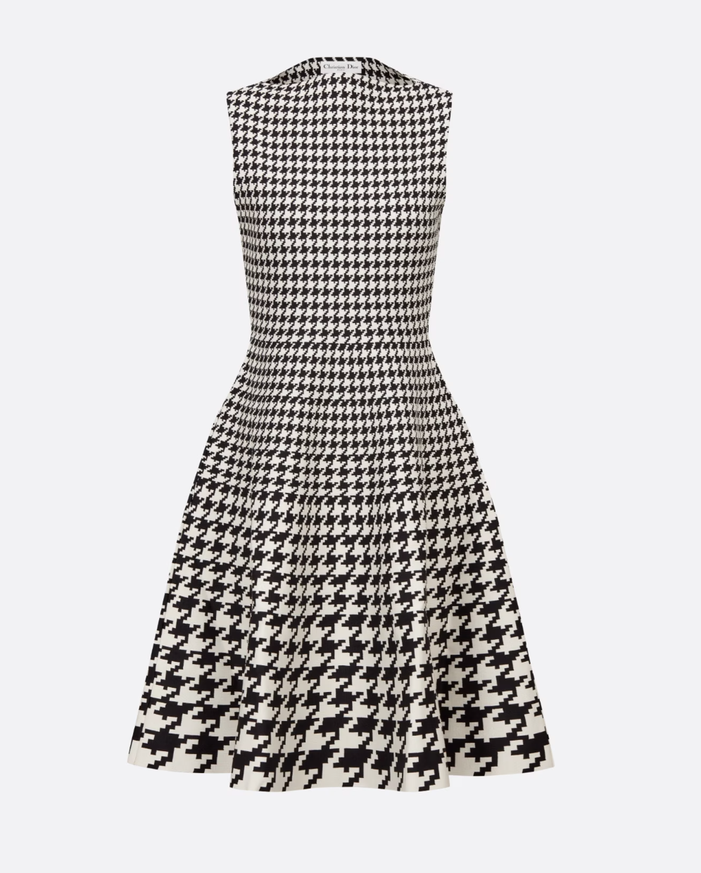 Christian Dior クリスチャン ディオール ワンピース 迷彩柄 Christian Dior Houndstooth Jacquard Mid-Length Dress — UFO No More